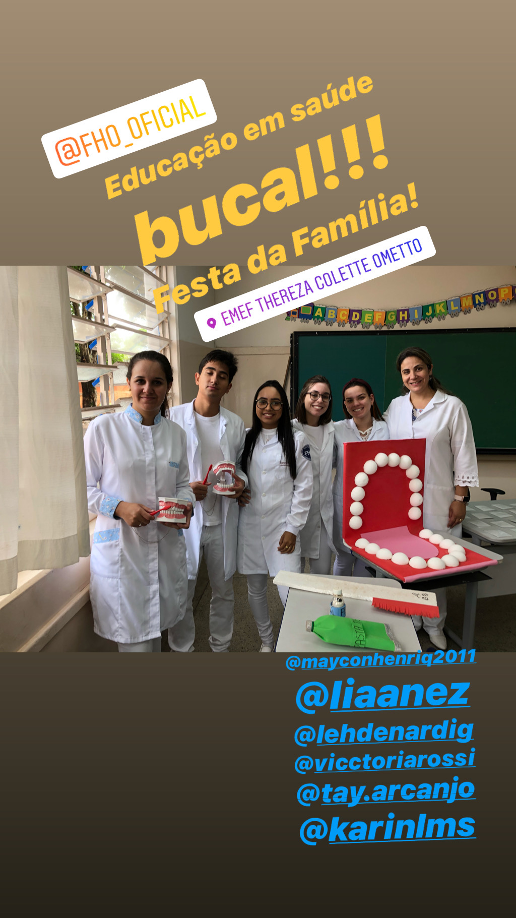 Foto 1 da ação de extensão